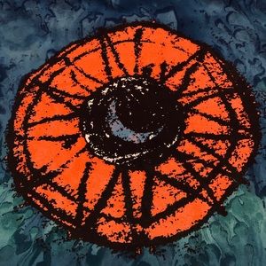 VINTAGE THE CURE TIE DYE EYE WISH TOUR TEE!